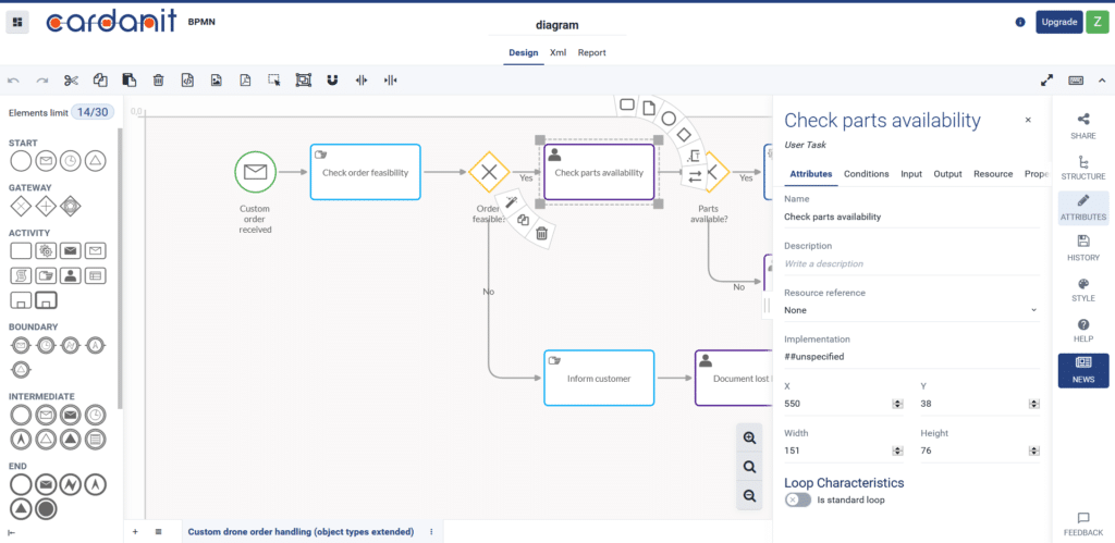 Cardanit screenshot - 10 Best Workflow Diagram Software To Help Chart Processes In 2023