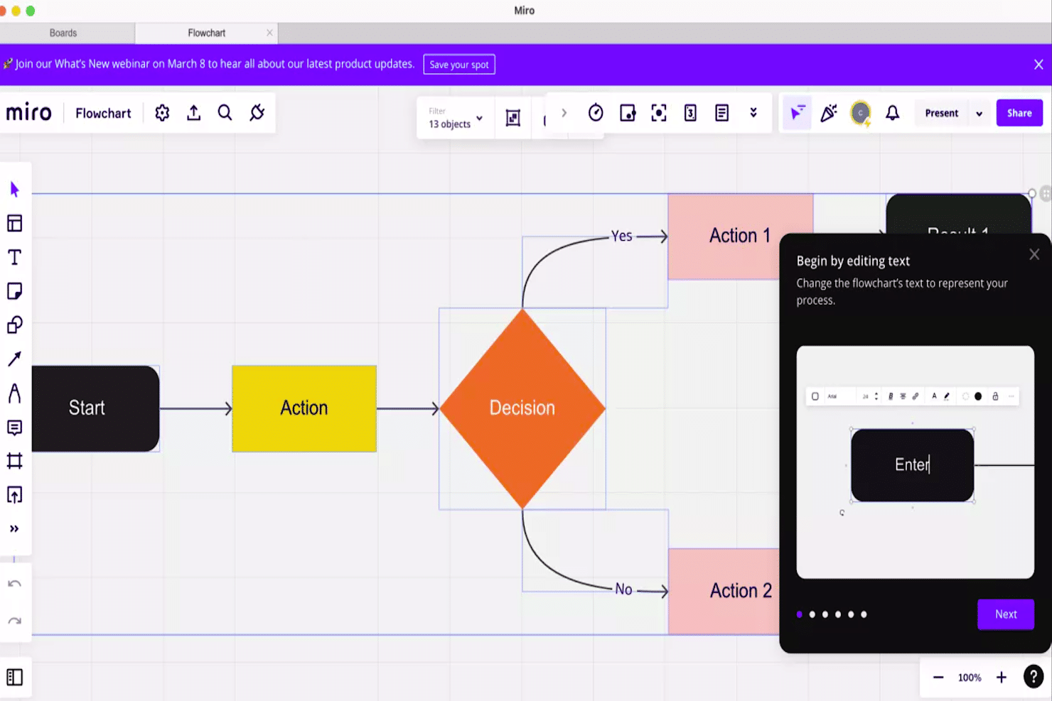 Miro screenshot - 10 Best Workflow Diagram Software To Help Chart Processes In 2023